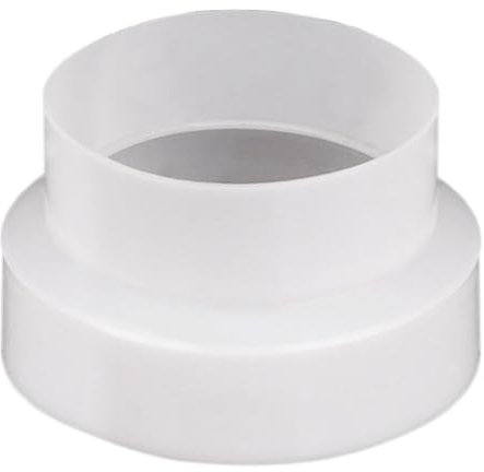 ALI2 Raccord réducteur pour système de ventilation, tube rond, pour hotte aspirante (80 mm à 100 mm)