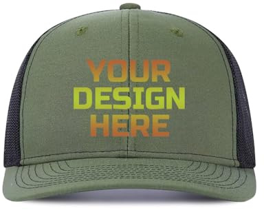 DOHXQM Benutzerdefinierte Baseball -Kappe Design Ihre eigenen Hüte Benutzerdefinierten Hats Logo Personalisierte Baseball Cap Benutzerdefinierte Hut Fügen Sie Ihr eigenes Design/Text/Fotos