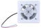 Greabuy 220V Industrial Ventilation Fan Extractor Fan Wall-Mounted Window Exhaust Fan For Kitchen Bathroom And Laundry Room
