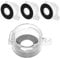 DIYEAH 4pcs Emergency Stop Button Protector Covers Durable Transparent Safety Button Guards for Circuit Electrician Machinery Home Garage Use