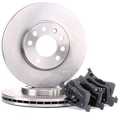 RIDEX 3405B0012 Bremsenset Vorne Belüftet 280mm - Bremsen Set mit Bremsscheiben und Bremsbeläge Satz