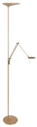 Steinhauer stehlamp Zodiac led - bambus - metall - 2107BR