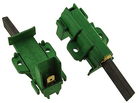 Find A Spare 2x Pack Motor Carbon Brushes Type L24MF7 with Green Holders For Beko Candy Hoo.ver Brandt Washing Machines