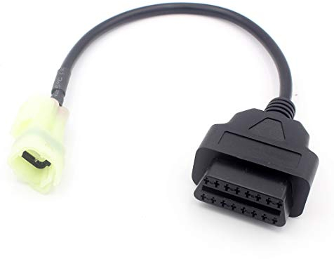 LoongGate Standard Motorrad Interface auf OBD II 16-Pin Diagnostor Adapter Anschlusskabel