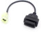 LoongGate Standard Motorrad Interface auf OBD II 16-Pin Diagnostor Adapter Anschlusskabel