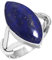 Jeweloporium Blau Echt Lapislazuli 925 Silber Ringe für Frauen Edelstein viktorianisch Silber Ringe Größe 50(15.9) Muttertag Geschenk Handgefertigt Schmuck