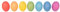 TickiT 74005 Rainbow Wooden Eggs Set of 7 - A Great Pre-school Educational Toy, Red, Orange, Yellow, Green, Blue, Indigo, Violet