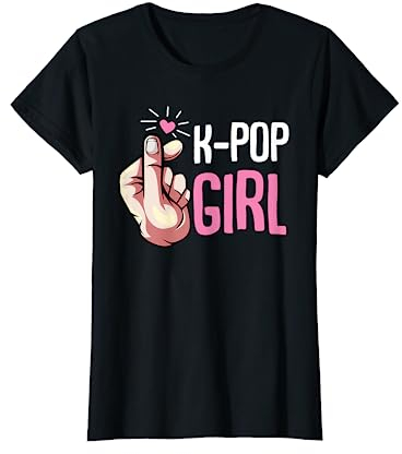 K-Pop Girl Koreanische Pop Musik K-Drama Südkorea LIebhaber T-Shirt