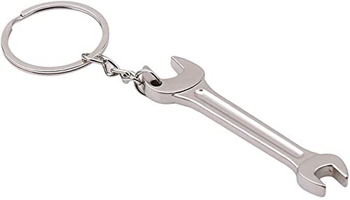 Freedale Work Mini Construction Hardware Tools Car Keyring Novelty Keychain Keyfob Mens toy Gift (Spanner)