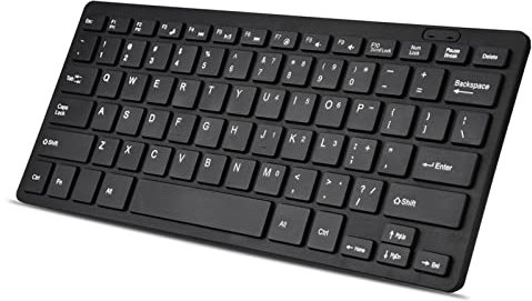 Annadue 78 Key Wired Keyboard, Ultra Thin Mini USB Wired Keyboard, Stable Transmission,Designed with Laser Engraving Hap, High Performance and High Sensitivity, for Desktop Computer Laptop PC(black)