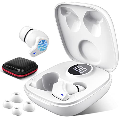 Cuffie Bluetooth In-Ear per iPhone 14 Pro Max/13/12/11,Auricolari Bluetooth con Microfono Cuffie Wireless con Controllo Touch per Samsung S23 S22 Ultra S21FE A54/A34/A14/A22/A53 Pixel 6 7 Redmi Note