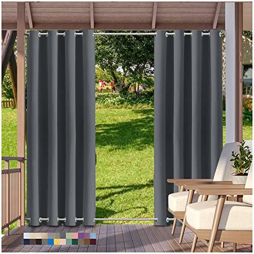 LJYTMZ Tende da Sole per Esterno Personalizzato 23 Colori Tenda Impermeabile per Esterni con Occhielli (sopra e sotto) per Interni per Portico Pergolato Cortile Porta Pergolato