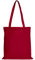 TEXXILLA Baumwolltasche - OEKO-TEX 100 zertifiziert | mit zwei langen Henkeln | 38x42cm | Jutebeutel | Einkaufstasche | unbedruckt, Farbe:dunkelrot