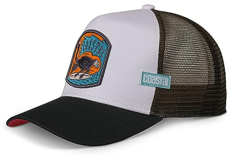 Coastal - Surf Ostrich (White/Petrol) - Trucker Cap Meshcap Kappe Mütze Cappy Caps