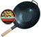 Mammafong Large Flat Bottom 16-inch Traditional Carbon Steel Wok Pan - Authentic Hand Hammered Woks and Stir Fry Pans - Pow Wok with no chemical coating