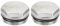 PATIKIL 3/4 BSP 2Pack Stecker Gewinde Leere Kappe Manuelles Heizkörper Entlüftung Steckventil Vernickelt Messing Stopfen für Heizung Silber