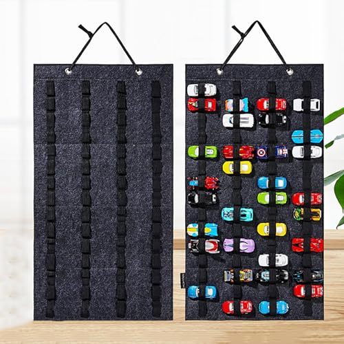 Yawdil Hängender Organizer für Hot Wheels Wand Montage Vitrine mit großer Kapazität Aufbewahrung sbox Taschen Spielzeug Streichholz schachtel Autos Kinder Geschenk