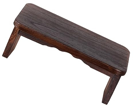 BESPORTBLE Meditationshocker Aus Holz Faltbarer Zen-Stuhl Für Meditation Und Gebet Tragbarer Hocker Mit Rutschfestem Design Für Zuhause Tempel Und Yoga Multifunktionale Sitzgelegenheit Für