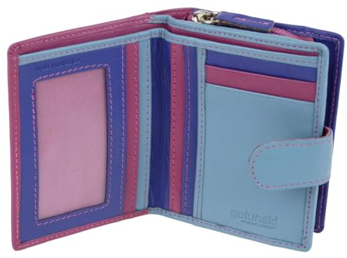 Golunski Kompakte Damen-Geldbörse/Geldbörse aus Leder mit RFID-Schutz – Montana Multi