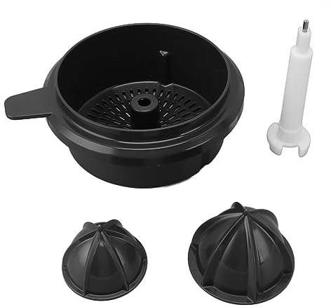 Kit de Passoire de Presse-agrumes Orange pour Thermomix, Panier de Passoire de Presse-agrumes avec Cône de Presse