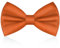 URAQT Fliege Herren, Klassische Einfarbig Fliegen für Männer, Schmale Smoking Fliege Schleife mit Haken, Einstellbar Bow Tie für Hochzeit Party(Orange)