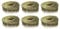 uxcell 2400 Count Siding Nails 1-1/2 x 0.083 15-Degree Ring Shank Full Round Head Collated Wire Coil for Lath and Sheathing Materials