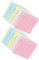 Tofficu 10st Horizontale Haftnotizen Memo-aufkleber Schreiben Farbige Haftnotizen Aufkleber Für Scrapbooking Selbstklebende Scrapbooking-aufkleber Tragbare Aufklebernotiz Papier