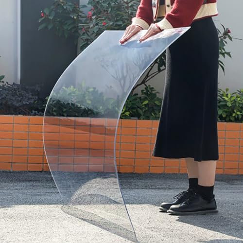 YHKJLYH Polycarbonatplatten, klare Acrylplatten, Kunststoff-Dachplatte, UV-geschützter Regenschutz, Glasersatz, für Schuppenfenster, Gewächshausüberdachungen, Carports, Bilderrahmen, Gemälde (40 x 8