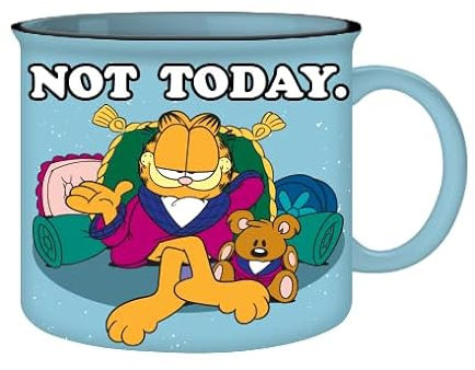 Silver Buffalo Garfield Not Today Mug en céramique Motif camping-car 591 ml
