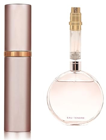 muilsae AA00CE Vaporisateur Parfum, 5 ml Flacon rechargeable, Vaporisateur de voyage portable, adapté au sac à main, au voyage, pour femmes et hommes (champagne)