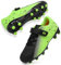 LECYGNB Boys Football Boots Kids Girls Athletics Training Astro Turf Soccer Shoes Teenager Profession Competition Indoor Outdoor Sneakers Unisex Black Green UK 4