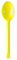 80 CUCCHIAI Colore GIALLO RIUTILIZZABILI posate colorate