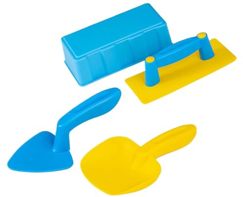 Strandset Sandspielzeug Maurermeister Set Kinder Sand Und Wasserspielzeug Set Für Junge Und Mädchen, Sommer, Winter, Reisen, Camping 19,5 cm