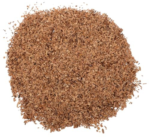 MAGICLULU Kirschholz Räucherchips 500g – Natürliches Grillholz für Smoker Gasgrill Schnelle Entzündung Gleichmäßige Rauchentwicklung für Fleisch Fisch und Cocktails