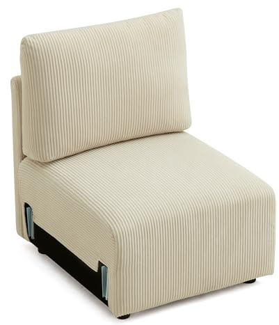 JINOVIA Mittelmodul für Modulares Sofa, Sessel-Modul, Beige