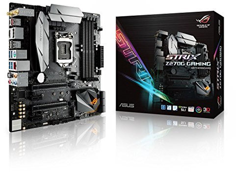 Asus LGA 1151 STRIX Z270G GAMING Intel Z270 M-ATX Motherboard - Black