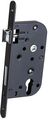 Serrure KLOSE besser Monopoint Encastrée - Noire - Axe 50 mm - Épaisseur: 14 mm - Carré de 8 mm - Trou Cylindre.