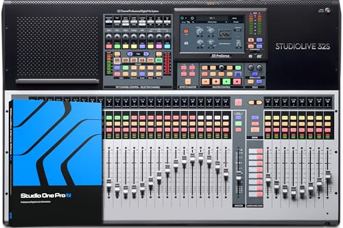 PreSonus StudioLive 32 Series III Mixer Digitale a 32 canali e interfaccia Audio USB con Fader motorizzati