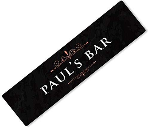 Daily Gifts Personalised Beer Mat Any Text Bar Runner Ideal Home Pub Cafe Occasion 173