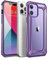 SUPCASE Unicorn Beetle EXO Series Hülle für iPhone 12 / iPhone 12 Pro (2020 Release) 6.1 Zoll Premium Hybrid Protective Clear Bumper Case (lila)