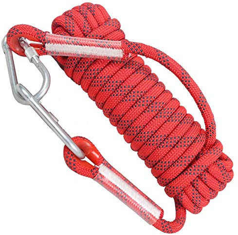 YJHH Static Tree Climbing Rope 70m, Outdoor Fire Escape Safety Lifesaving Rope, Downhill Rope for Mountaineering, High-Altitude Work, Relief Work, Engineering Protection