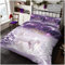 Gaveno Cavailia Luxuriöse Qualität Xmas Be A Unicorn Weihnachts-Bettbezug, Premium weich und gemütlich, glänzend, Bettwäsche-Set, King Size, lila, Polyester, violett, Doppelbett