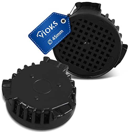 VIOKS 2x Aktivkohlefilter 45mm Ø Ersatz für Liеbherr Fresh Air Filter 9096342 9881116 9882304 9882471 Miеle 10806820 Kohlefilter für Kühlschrank KühlGefrierKombination Weinklimaschrank Weinkühlschrank