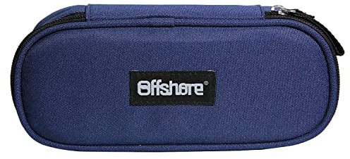 BAGTROTTER Ovale Schultasche Federmäppchen Offshore Blau