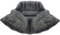 Microwave Heating Pad for Neck, Shoulders Back Pain Relief | Large Moist Weighted Cordless Heat Pad | Heated Neck Wrap for Targeting Stress, Tension Relief and Relaxation Grey