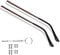 OPUGIT Metal Glasses Replacement Temple, Eyeglass Arms Legs Replacement, Glasses Repair Kit Universal Eyeglasses Replacement, DIY Temples for Glasses with Screws(1 Pair,Brown)