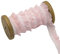 5Yard Vintage Elastizität Spitzenband,Plissierte Spitze,Geraffte Rüschen Chiffonband,Dekoband Zierband Spitzenstoff Spitzenborte für Nähen Handwerk Hochzeit Party Deko 2cm,Rosa