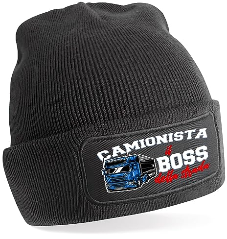 TeeDesign Gorra camionero El jefe de la carretera. Regalo cumpleaños para hombre papá abuelo Gadget - Gorra camionero, Camionero, Talla única