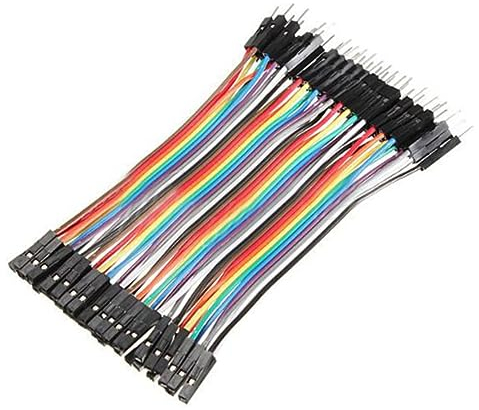 Mikikit Electrical Wire 40pcs Breadboard Wire Jumper Cables Male to Female Jumper Wires Breadboard Wire Cable Breadboard Jumper Wires Breadboard Wire Jumper Wires Line 10cm Jump Cable