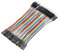 Mikikit Electrical Wire 40pcs Breadboard Wire Jumper Cables Male to Female Jumper Wires Breadboard Wire Cable Breadboard Jumper Wires Breadboard Wire Jumper Wires Line 10cm Jump Cable